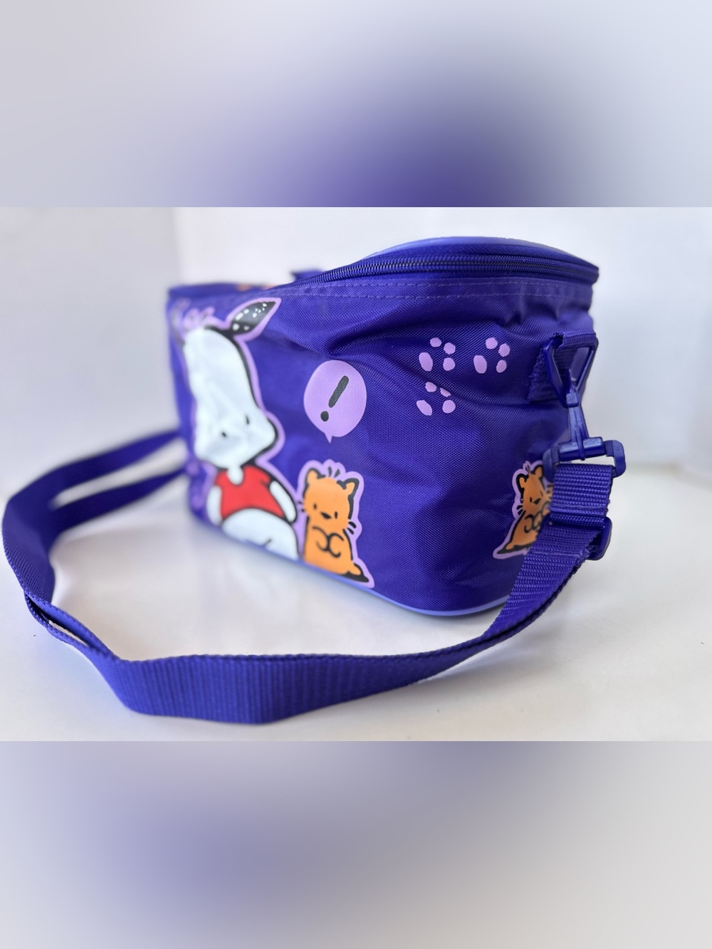 Sanrio Pochacco Purple Insulated Lunch Bag Cooler Crossbody Y2K Kawaii - Picture 2 of 13